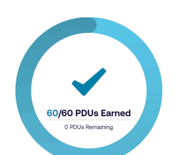 PMP Renewal - Earn 60 PDUs