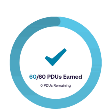 PMP Renewal - Earn 60 PDUs